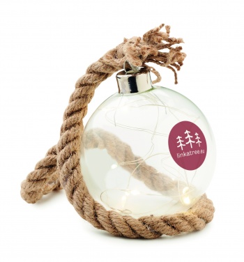 Logotrade promotional gifts photo of: Glass bauble LED light