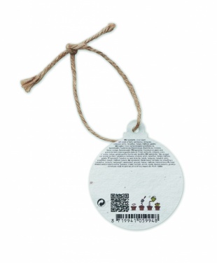 Logo trade advertising products picture of: Seed paper Xmas ornament