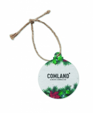 Logotrade corporate gift picture of: Seed paper Xmas ornament