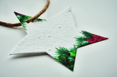 Logotrade promotional merchandise picture of: Seed paper Xmas ornament
