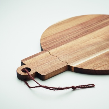 Logo trade business gift photo of: Acacia wood serving board