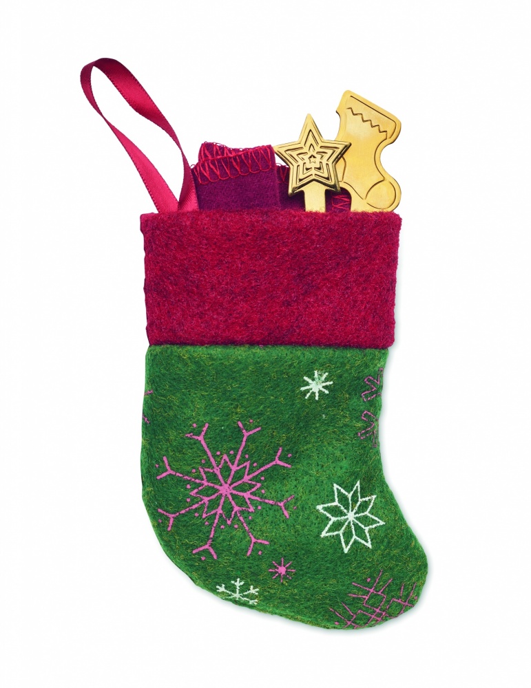 Logo trade corporate gift photo of: Christmas dessert cutlery set