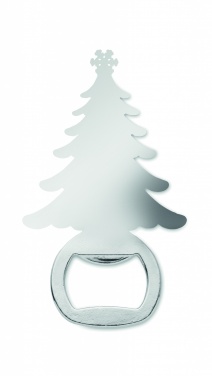 Logo trade corporate gifts image of: Bottle opener Christmas motif