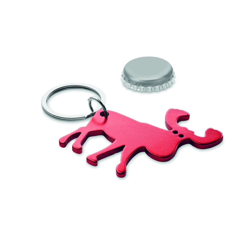 Logotrade promotional gift picture of: Recycled aluminium key ring Pori
