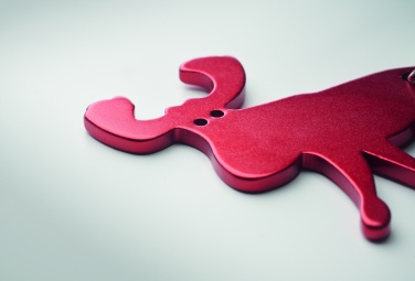 Logo trade promotional giveaways picture of: Recycled aluminium key ring Pori