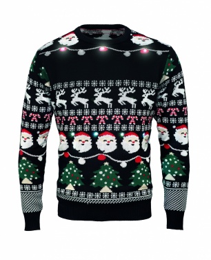 Logo trade promotional items image of: Christmas LED sweater L/XL