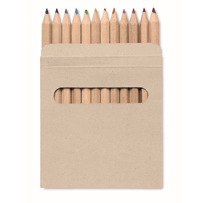 Logotrade business gift image of: 12 coloured pencils set