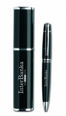 Logo trade promotional products image of: Metal twist ball pen