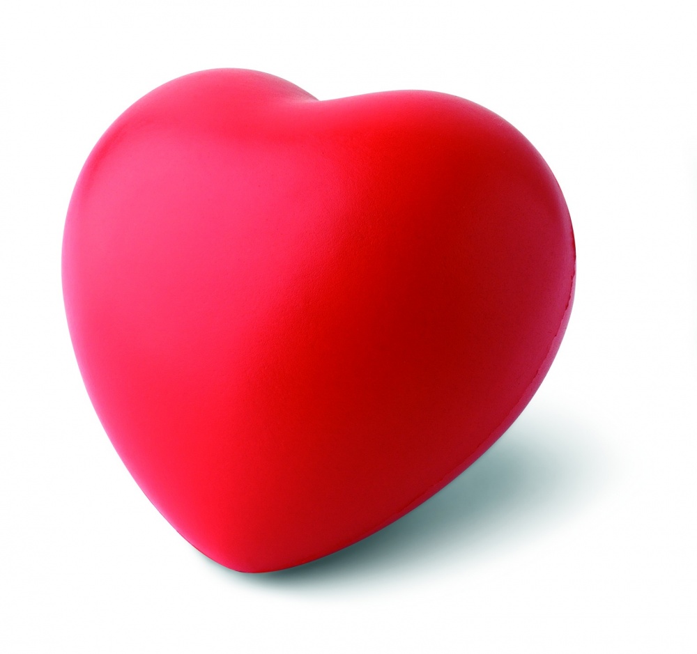 Logotrade promotional gift image of: Anti-stress heart PU material