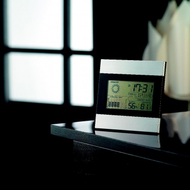Logotrade corporate gift picture of: Weather station and clock