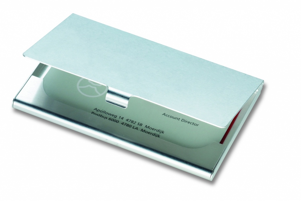 Logotrade promotional product picture of: Aluminium business card holder