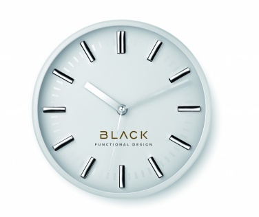 Logo trade promotional giveaways picture of: Round shape wall clock