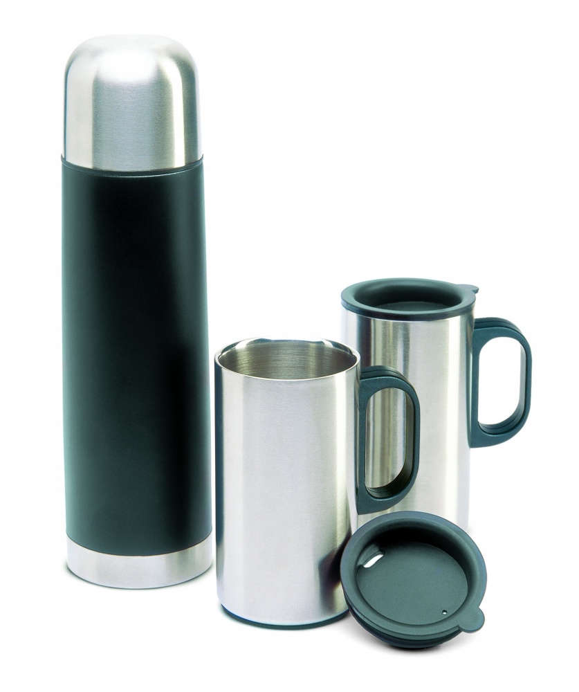 Logotrade business gift image of: Insulation flask with 2 mugs