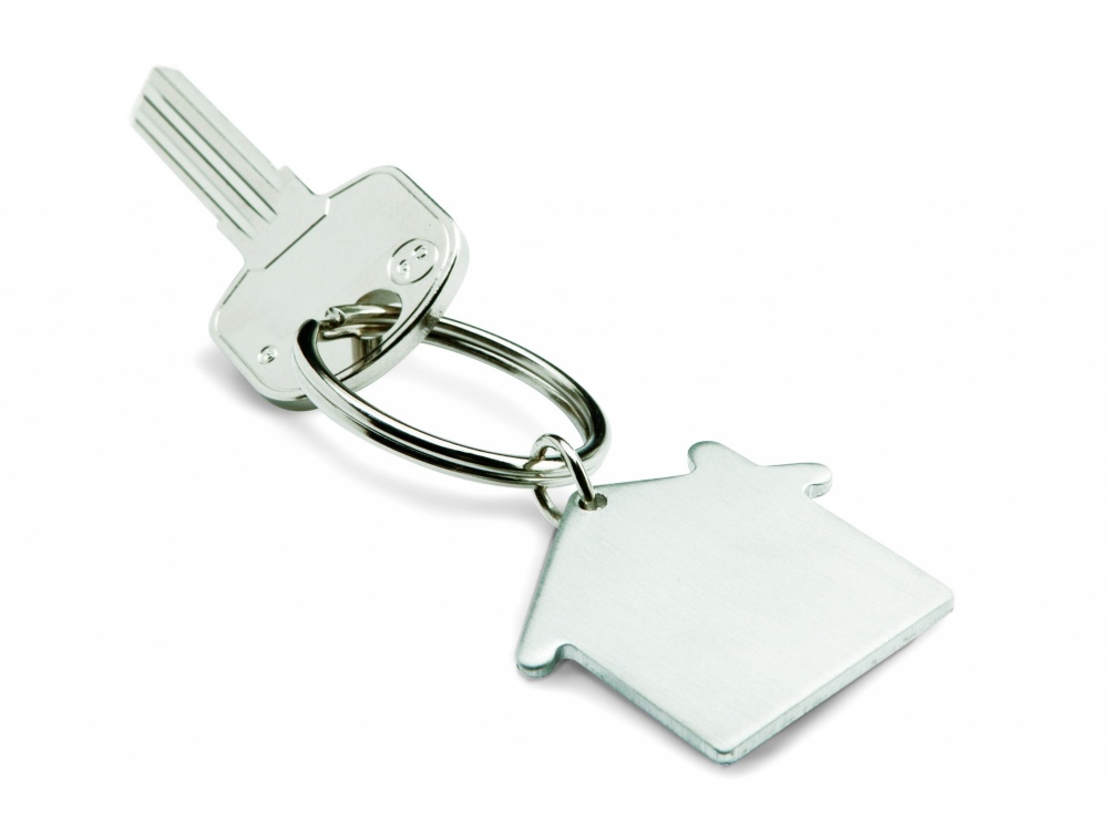 Logotrade promotional merchandise image of: Metal key holder house Lahti