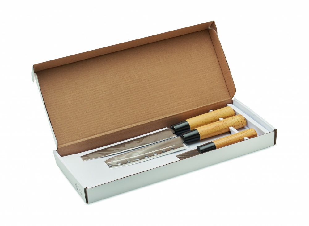 Logo trade promotional merchandise picture of: Japanese style knife set