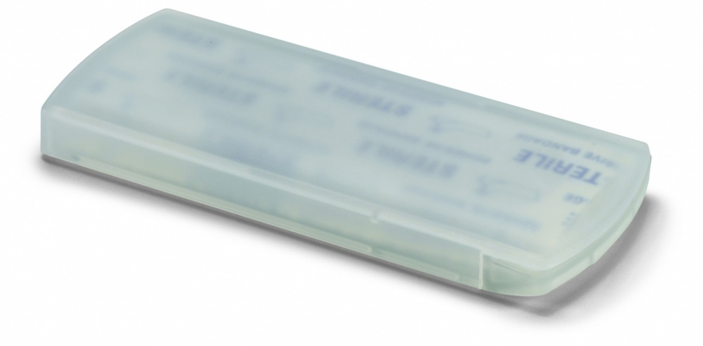 Logotrade promotional item picture of: Container with plasters