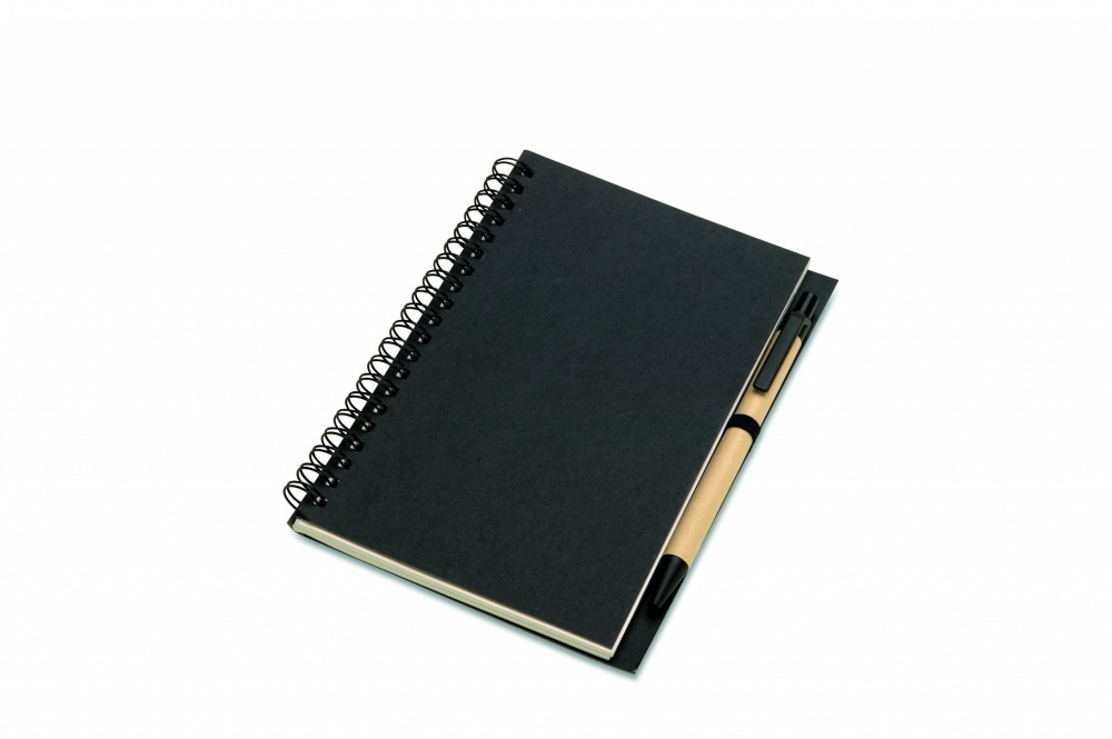 Logotrade corporate gift picture of: B6 Recycled notebook with pen