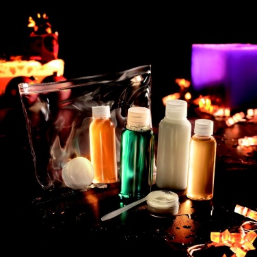 Logotrade corporate gift image of: Travelling pouch with bottles