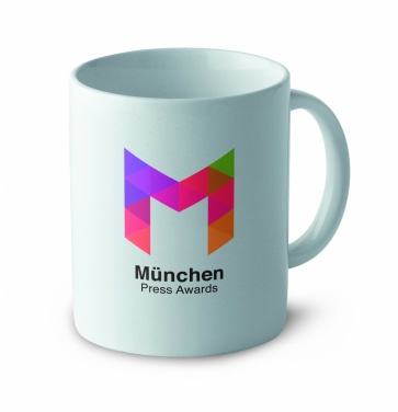 Logo trade business gifts image of: Classic ceramic mug 300 ml