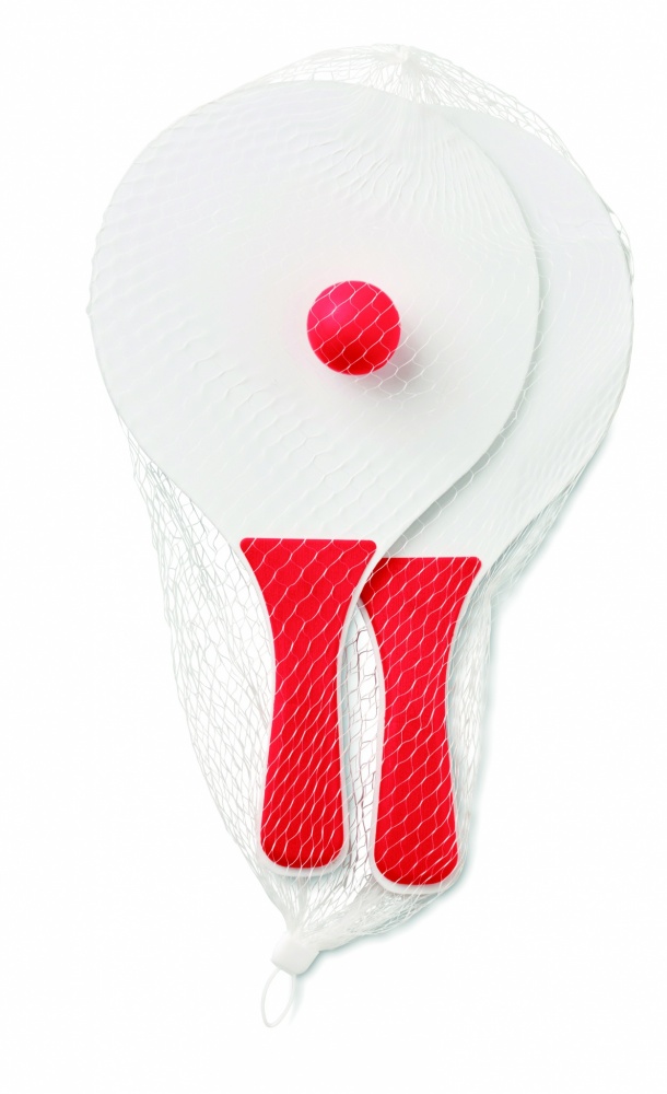 Logo trade promotional merchandise picture of: Small Beach tennis set