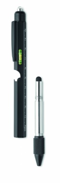 Logo trade promotional product photo of: Spirit level pen with ruler