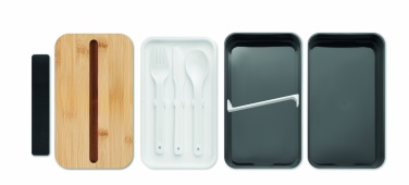 Logo trade advertising products picture of: Recycled PP lunch box