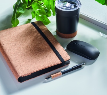 Logo trade promotional products picture of: A5 portfolio in cork