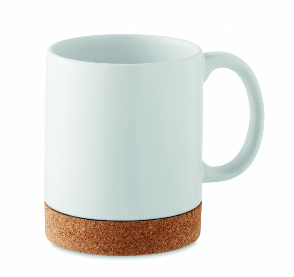 Logotrade business gift image of: Sublimation ceramic cork mug