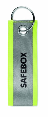 Logo trade business gifts image of: Reflective key ring Reflekey