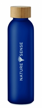Logotrade promotional gift picture of: Frosted glass bottle 500ml