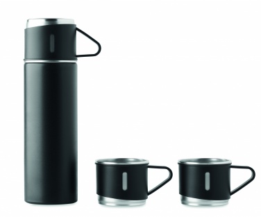 Logo trade business gifts image of: Double wall bottle and cup set