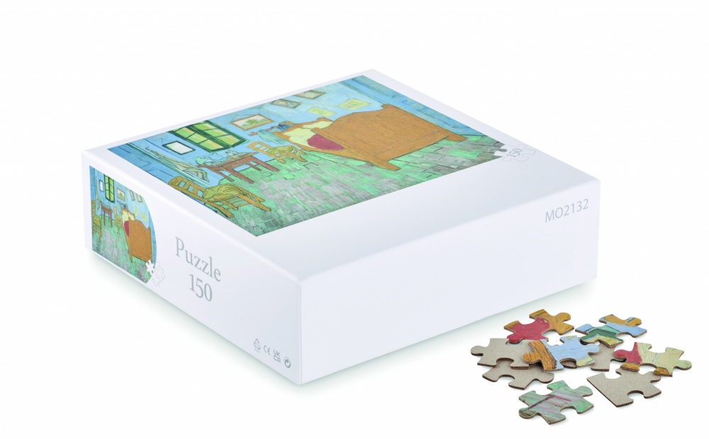Logo trade promotional gifts image of: 150 piece puzzle in box
