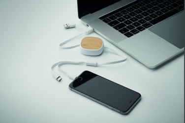Logotrade promotional merchandise photo of: Retractable charging USB cable