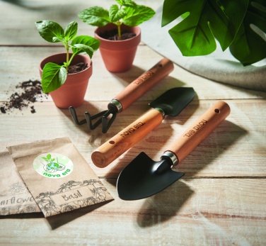 Logotrade promotional merchandise picture of: 3 garden tools  in RPET pouch