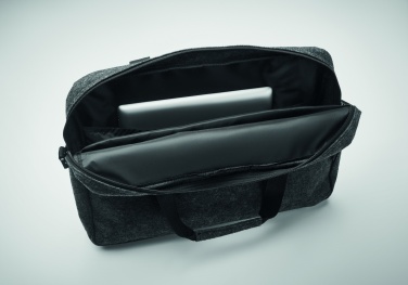 Logo trade advertising products picture of: 15 inch RPET felt laptop bag