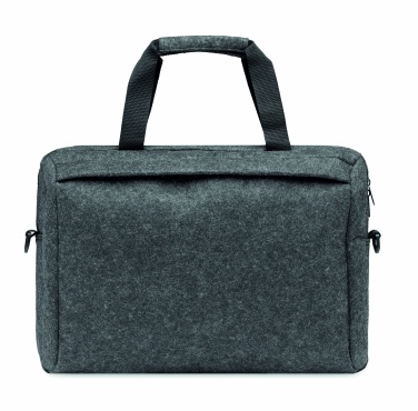 Logo trade corporate gifts image of: 15 inch RPET felt laptop bag