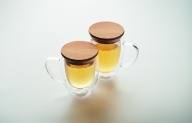 Logo trade business gifts image of: Double wall borosilicate mug