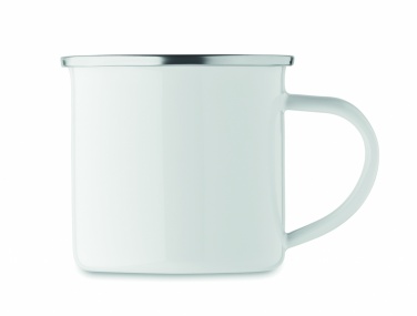 Logo trade promotional gift photo of: Enamel sublimation mug 200ml