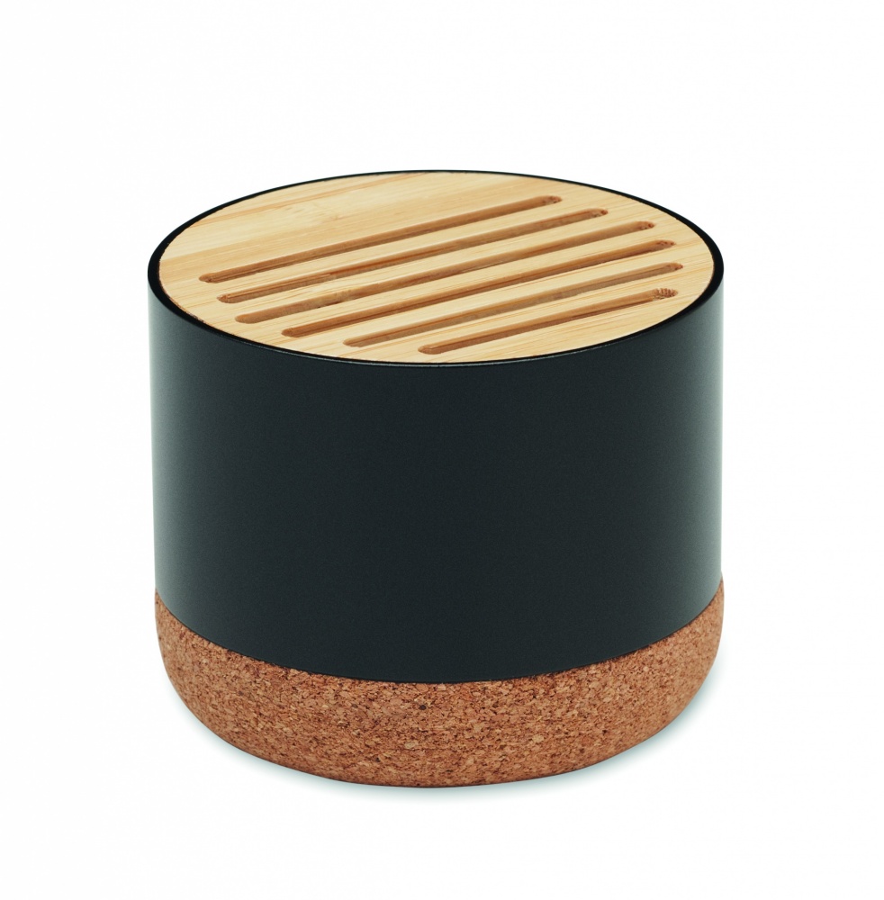 Logotrade advertising product picture of: Cork and aluminium speaker