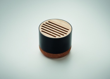 Logotrade promotional giveaway image of: Cork and aluminium speaker