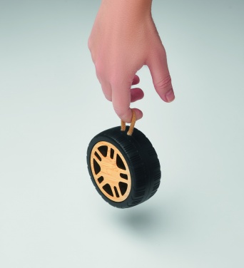 Logo trade promotional merchandise picture of: Wireless speaker tire shaped