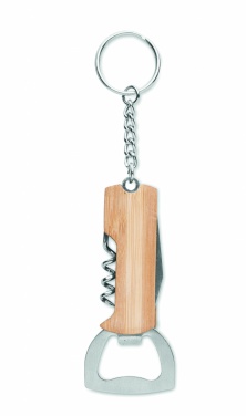 Logo trade corporate gifts image of: 3 in 1 bamboo pocket tool