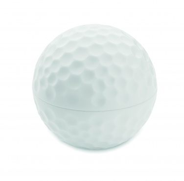 Logo trade promotional merchandise picture of: Lip balm in golf ball shape