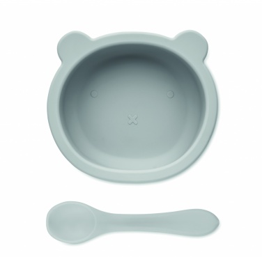 Logotrade corporate gift picture of: Silicone spoon, bowl baby set
