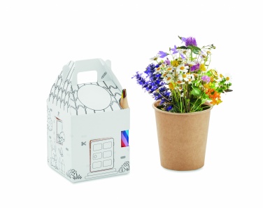 Logo trade promotional giveaways image of: House shaped seeds grow set