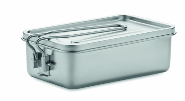 Logo trade promotional item photo of: Stainless steel lunch box