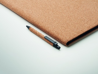 Logotrade promotional giveaway image of: A4 cork conference folder