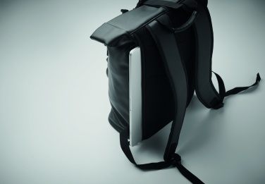Logo trade corporate gift photo of: Laptop PU Rolltop backpack