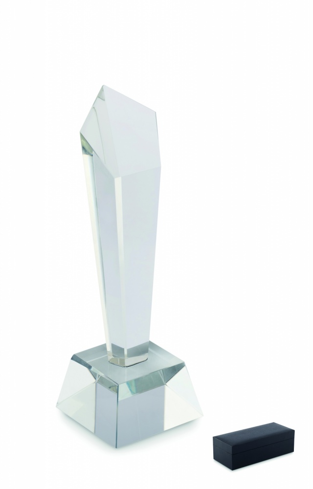 Logo trade promotional merchandise photo of: Crystal award in a gift box