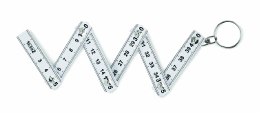Logotrade promotional gift image of: Carpenters ruler key ring 50cm Kotka